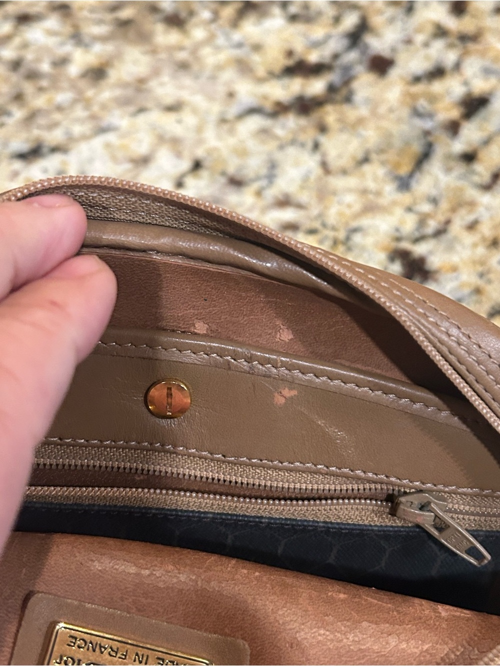 Christian Dior Honeycomb Canvas Shoulder Brown bag - Picture 8 of 8